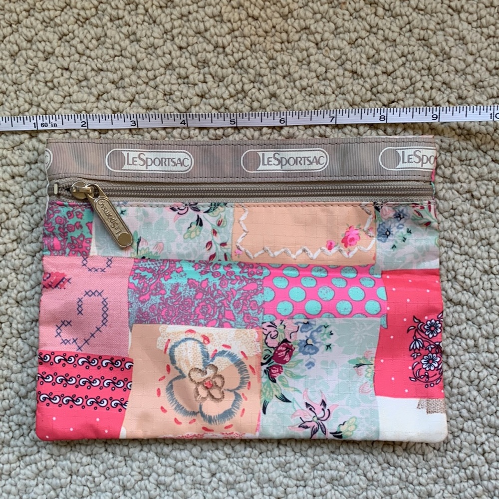 π Classic Le Sportsac crossbody bag + handy pouch - Picture 4 of 5